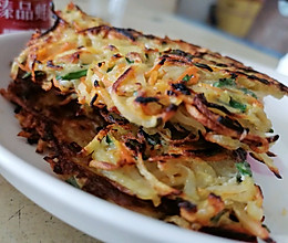 #中秋宴，名厨味#快手早餐土豆丝饼的做法