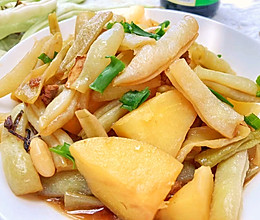 扁豆炖土豆的做法