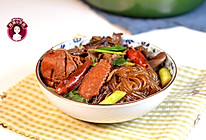 小鸡蘑菇炖粉条的做法