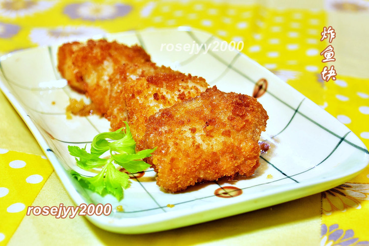 酥炸鱼块的做法