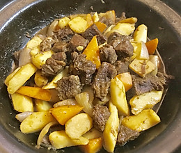 山药焖牛肉的做法
