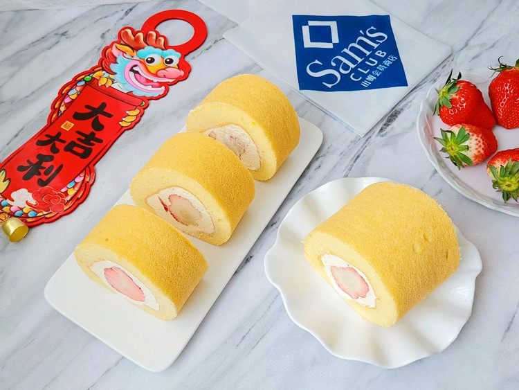 草莓蛋糕卷的做法