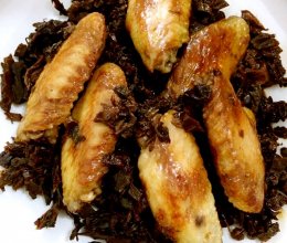 霉干菜蒸翅中（霉菜扣翅）的做法