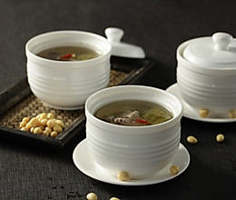 daogrs M6s搪瓷蒸烤箱：凉瓜黄豆排骨炖汤的做法