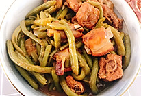 四季豆炖排骨的做法
