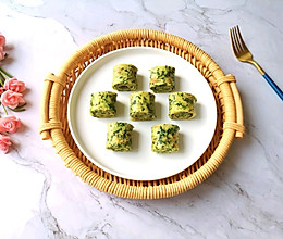 菠菜蛋卷#换着花样吃早餐#的做法
