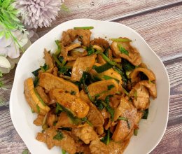 #我家乡的酱油美食#酱香豆干炒肉片的做法