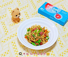 #来诺辉京东 解锁“胃”来资产#胃你健康甜豆香肠蔬菜饭的做法