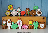 【原创】布朗熊系列糖霜饼干~~萌萌哒!的做法