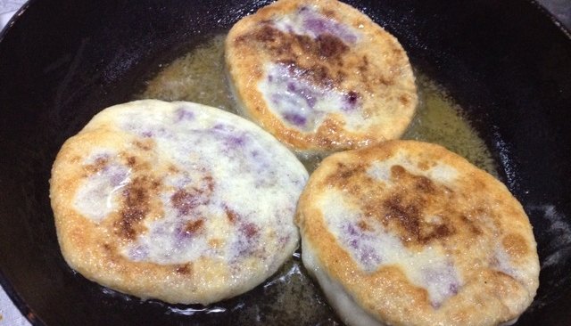 紫薯饼的做法