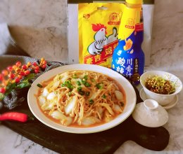 #豪吉川香美味#川味酸辣白菜金针菇的做法