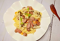 #我心中的冬日限定#菌菇奶油意大利面的做法