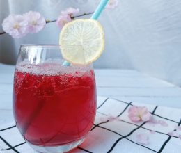 蔓越莓果冻气泡水的做法