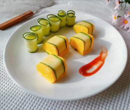 #中小学生做饭指南#黄瓜厚蛋烧的做法