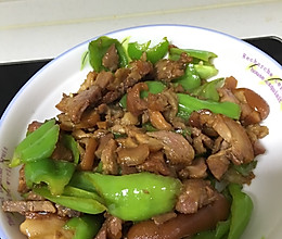 肘子炒辣椒的做法