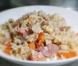 什锦炒饭的做法