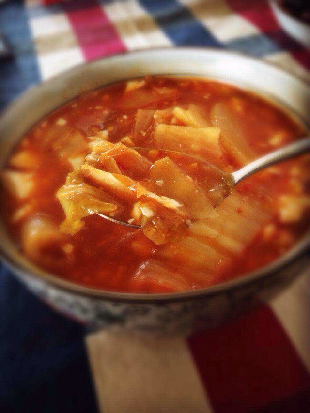 泡菜豆腐汤~懒人都会做噢的做法