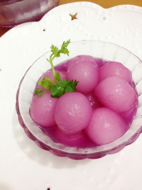 胭脂冬瓜球（餐后甜品）的做法
