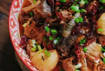 #豪吉藤椒油真香来袭#香到模糊!一碗人间烟火的芋儿鸡的做法