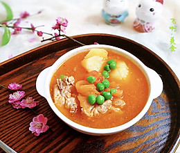 番茄小排土豆汤#做道好菜，自我宠爱！#的做法
