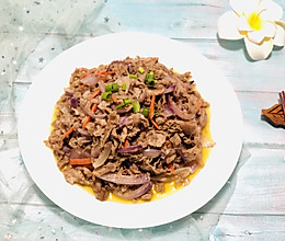 洋葱炒羊肉片的做法