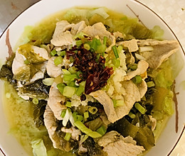 低脂酸菜肉片的做法