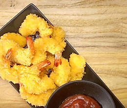 10分钟做出必胜客凤尾虾，光听这声音我就酥了~的做法