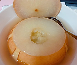 养生食谱 秋冬润燥止渴化痰 川贝冰糖雪梨的做法