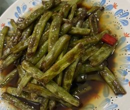 干煸四季豆-不用开油锅的做法