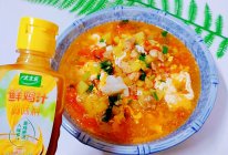 鸡汁鲜汤鸡肉米粉的做法