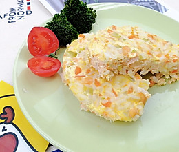 宝宝辅食：三文鱼蒸饭的做法