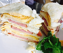 周末早餐—小小三明治的做法