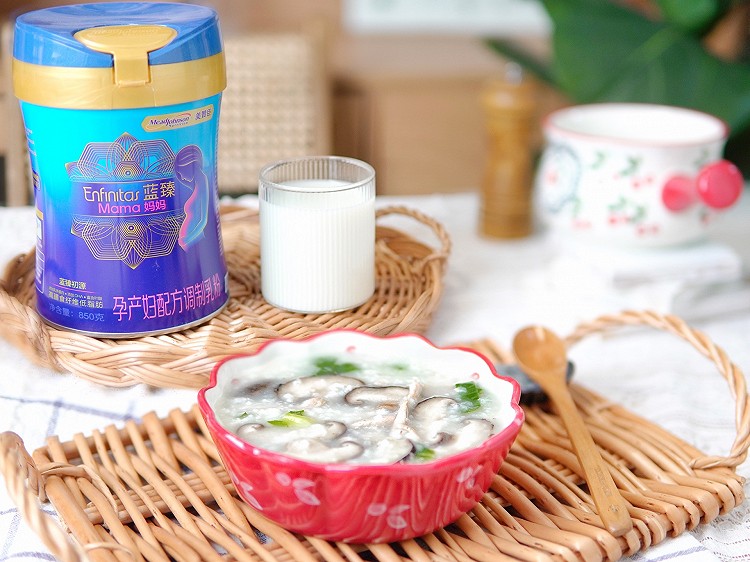 香菇瘦肉青菜粥的做法