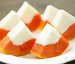 【微体】就是Q 咬着吃的木瓜牛奶的做法