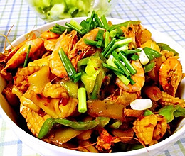 干锅鱿鱼虾～不懂烹饪也会做！的做法