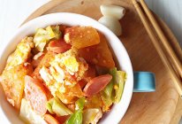 番茄烩烙饼的做法