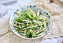 海米韭菜炒豆芽的做法