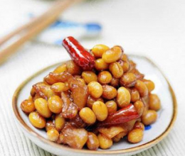 萝卜干炒黄豆的做法