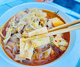 超级下饭家常菜｜白菜粉条炖冻豆腐的做法