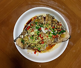 清蒸鱼头的做法