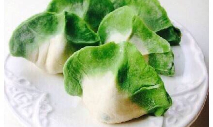 翡翠白菜饺子的做法