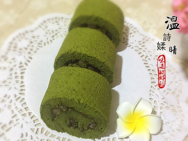 抹茶蛋糕卷的做法