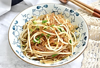 豆芽炒粉丝的做法