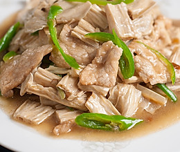 青椒腐竹的做法