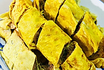 肉馅蛋卷的做法