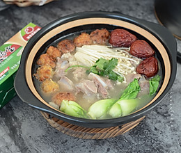 软骨补钙火锅#浓汤宝火锅英雄争霸赛#的做法