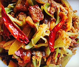 干锅有机菜花的做法