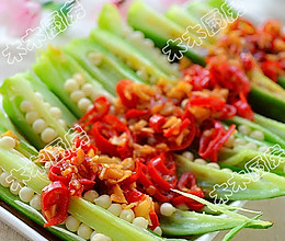 养生大菜黄秋葵的简易做法的做法