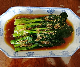 白灼蒜香—广东菜心的做法