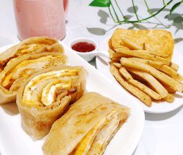 #非你莫“薯”挑战赛#芝士薯饼手抓饼的做法